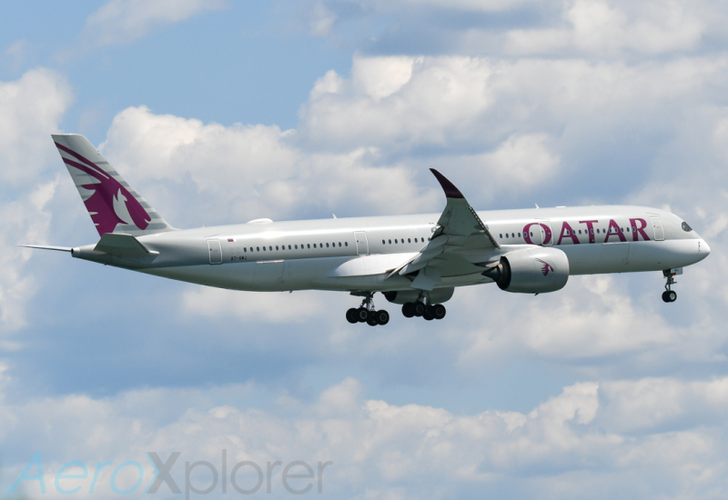 Photo of A7-AMJ - Qatar Airways Airbus A350-900 at BOS on AeroXplorer Aviation Database