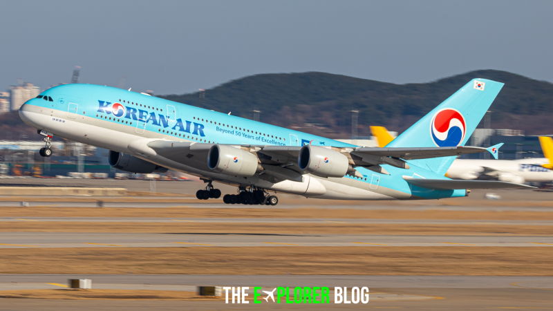 Photo of HL7612 - Korean Air Airbus A380-861 at ICN on AeroXplorer Aviation Database