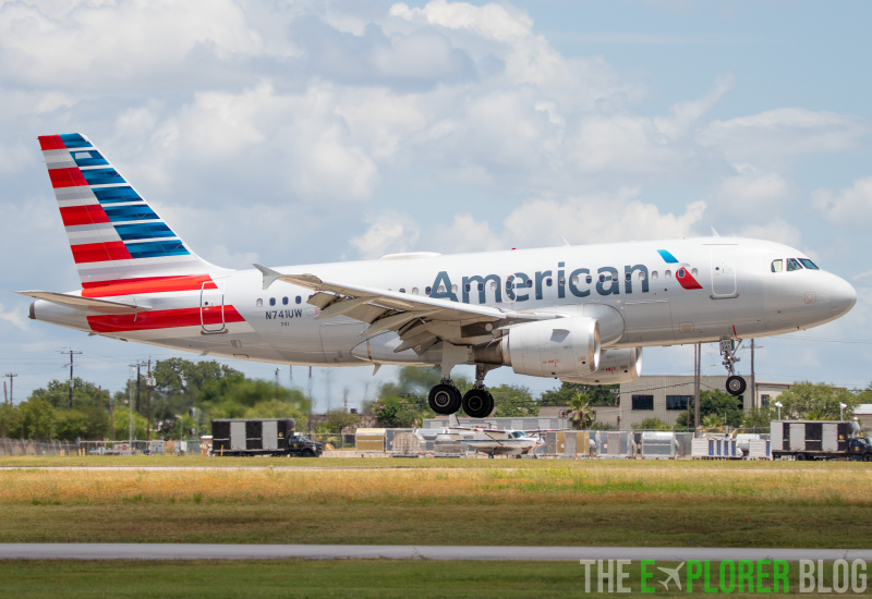 Photo of N741UW - American Airlines Airbus A319 at SAT on AeroXplorer Aviation Database