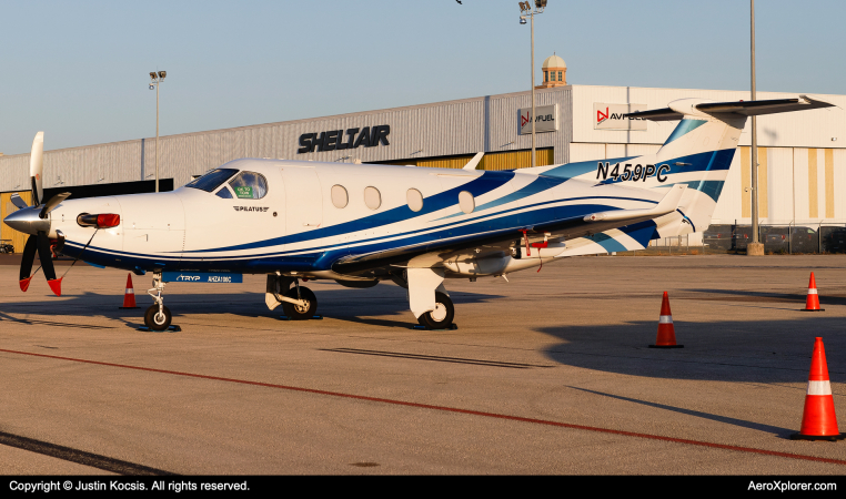 Photo of N459PC - PRIVATE Pilatus PC-12 at KTPA on AeroXplorer Aviation Database