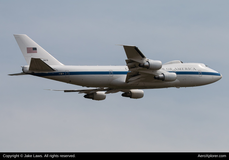 Photo of 73-1676 - USAF - United States Air Force Boeing E-4B Nightwatch at OFF on AeroXplorer Aviation Database