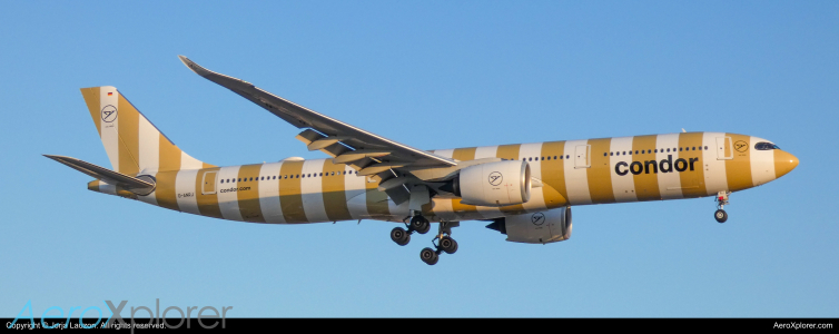 Photo of D-ANRJ - Condor Airbus A330-900 at YYZ on AeroXplorer Aviation Database