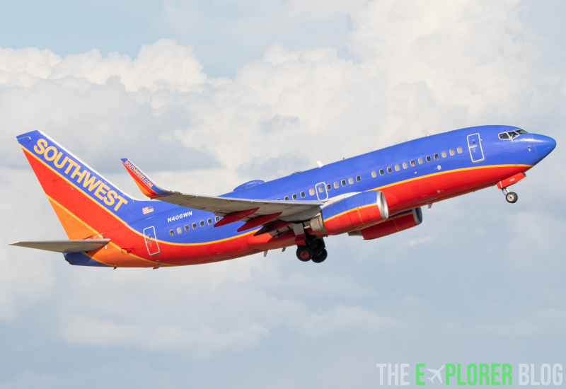 Photo of N406WN - Southwest Airlines Boeing 737-700 at SAT on AeroXplorer Aviation Database