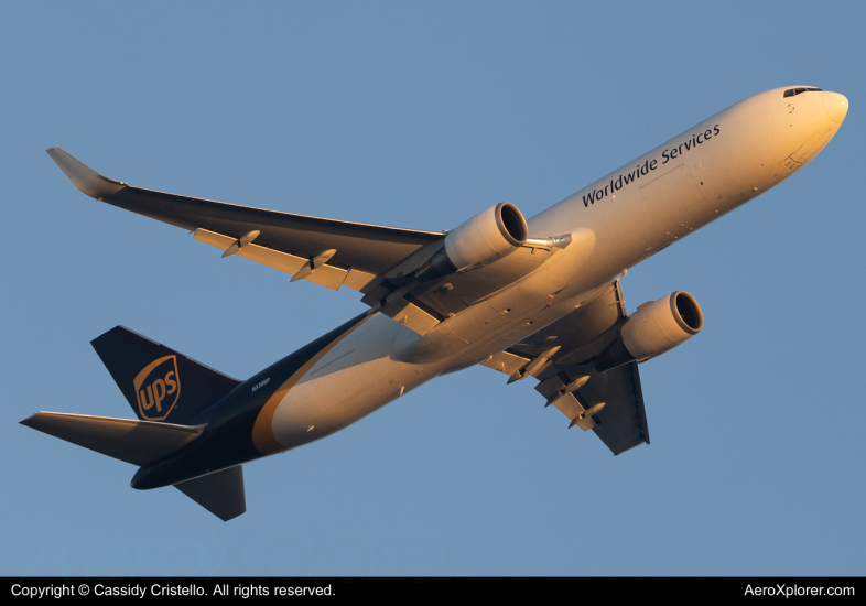 Photo of N330UP - United Parcel Service Boeing 767-300F at SAN on AeroXplorer Aviation Database