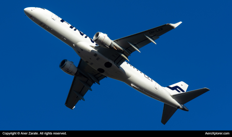 Photo of OH-LKR - Finnair Embraer E190 at HEL on AeroXplorer Aviation Database