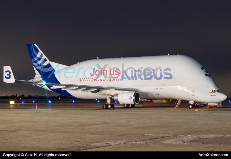 Photo of F-GSTC - Airbus Airbus A300-600ST Beluga at PSM on AeroXplorer Aviation Database