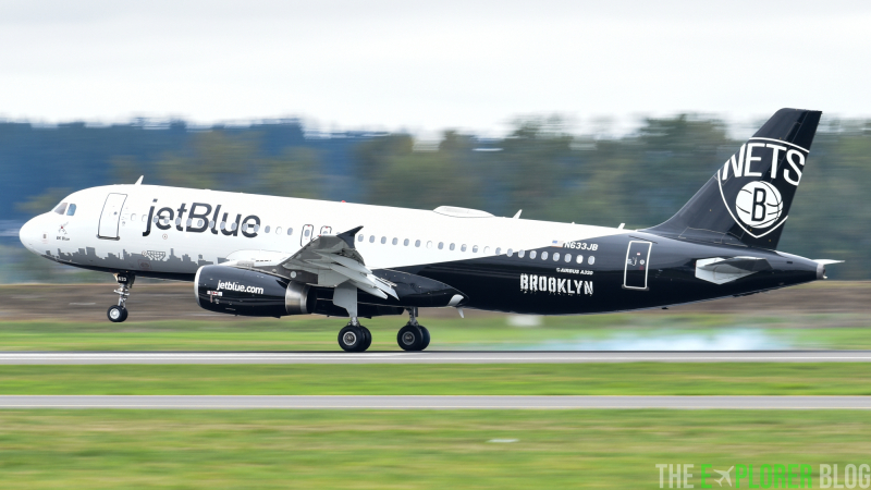 Photo of N633JB - JetBlue Airways Airbus A320 at PDX on AeroXplorer Aviation Database