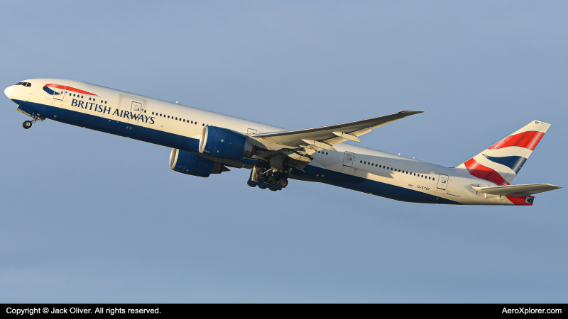 Photo of G-STBF - British Airways Boeing 777-300ER at KLAX on AeroXplorer Aviation Database