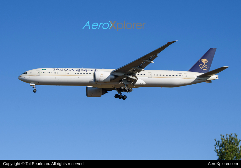 Photo of HZ-AK41 - Saudia Boeing 777-300ER at IAD on AeroXplorer Aviation Database