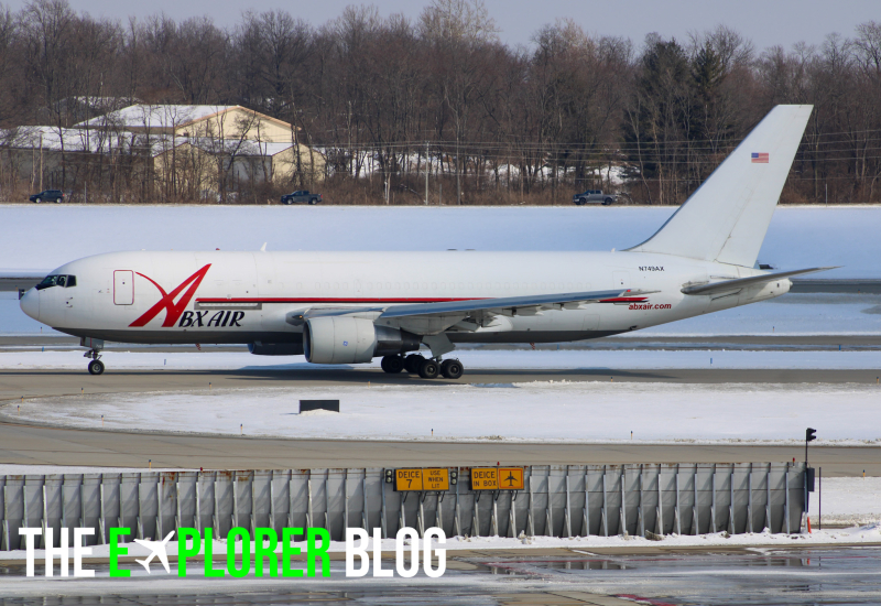 Photo of N749AX - ABX Air Boeing 767-200F at CVG on AeroXplorer Aviation Database