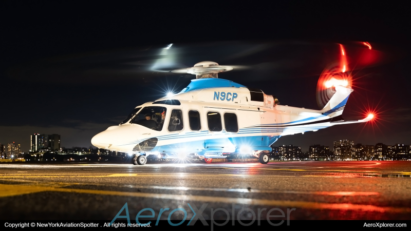 Photo of N9CP - PRIVATE Agusta Westland AW139 at JRA on AeroXplorer Aviation Database