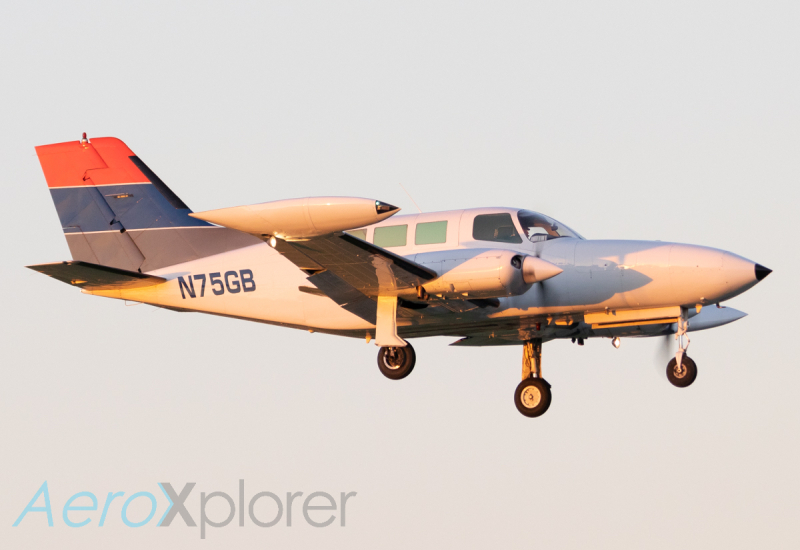 Photo of N75GB - PRIVATE Cessna 402 at MKE on AeroXplorer Aviation Database