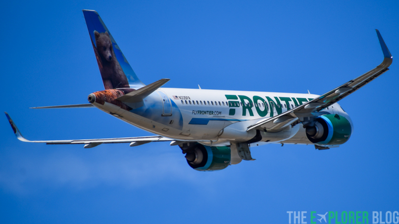 Photo of N335FR - Frontier Airlines Airbus A320NEO at PDX on AeroXplorer Aviation Database