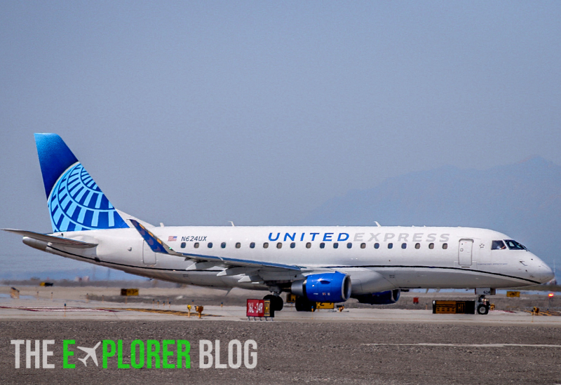 Photo of N624UX - United Express Embraer E175 at SLC on AeroXplorer Aviation Database