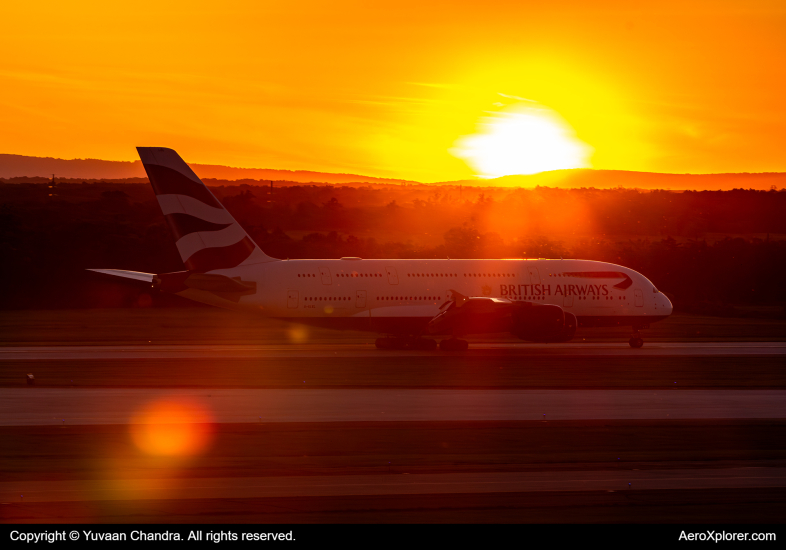 Photo of G-XLEL - British Airways Airbus A380-800 at IAD on AeroXplorer Aviation Database