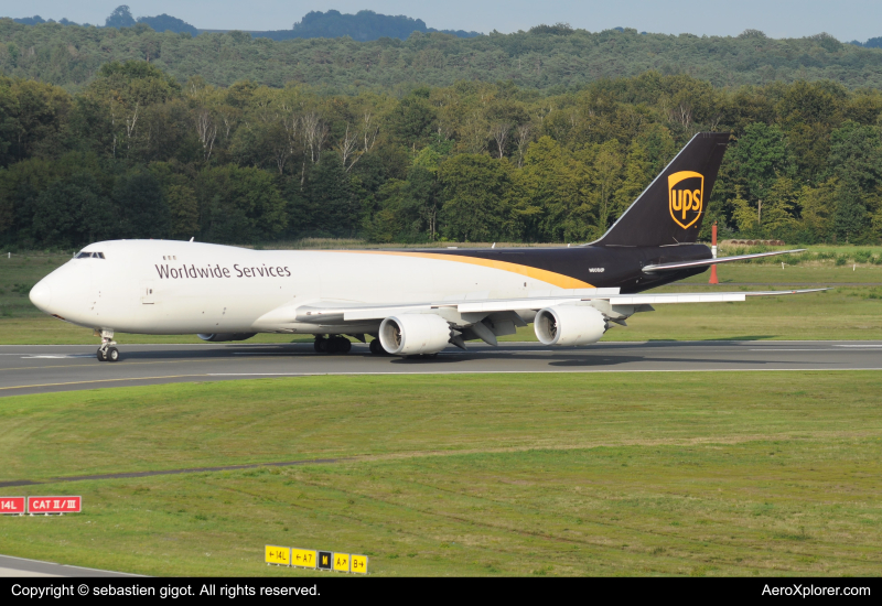 Photo of N608UP - United Parcel Service Boeing 747-8F at CGN on AeroXplorer Aviation Database