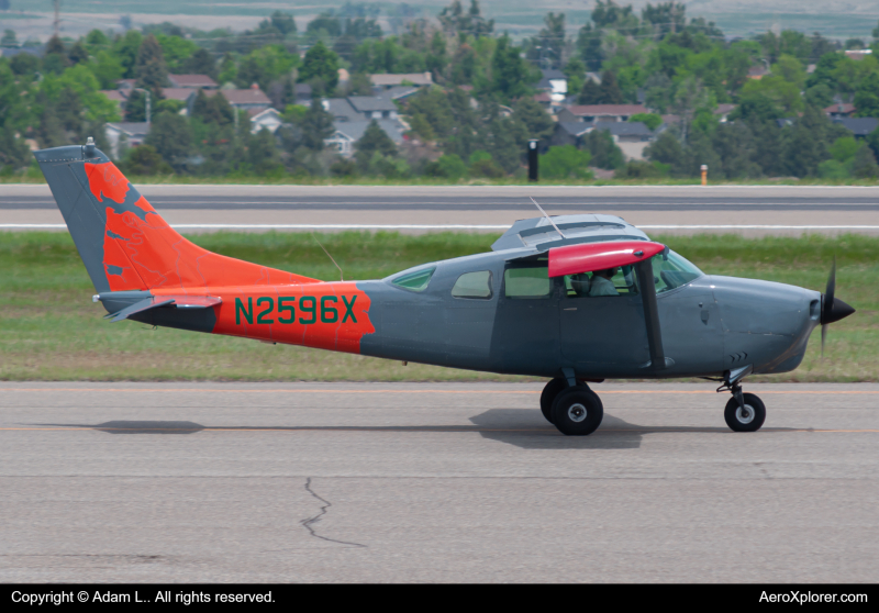 Photo of N2596X - PRIVATE Cessna 206 at BIL on AeroXplorer Aviation Database