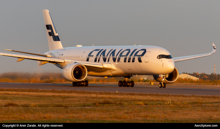 Photo of OH-LWI - Finnair Airbus A350-900 at HEL on AeroXplorer Aviation Database