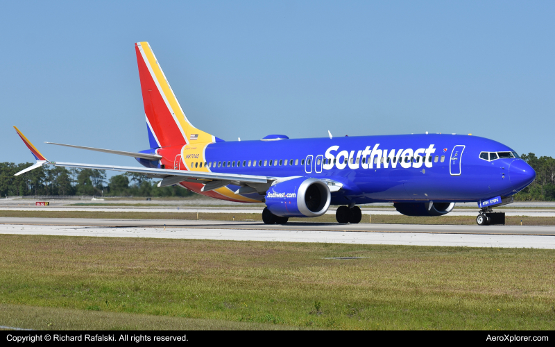 Photo of N8704Q - Southwest Airlines Boeing 737 MAX 8 at MCO on AeroXplorer Aviation Database