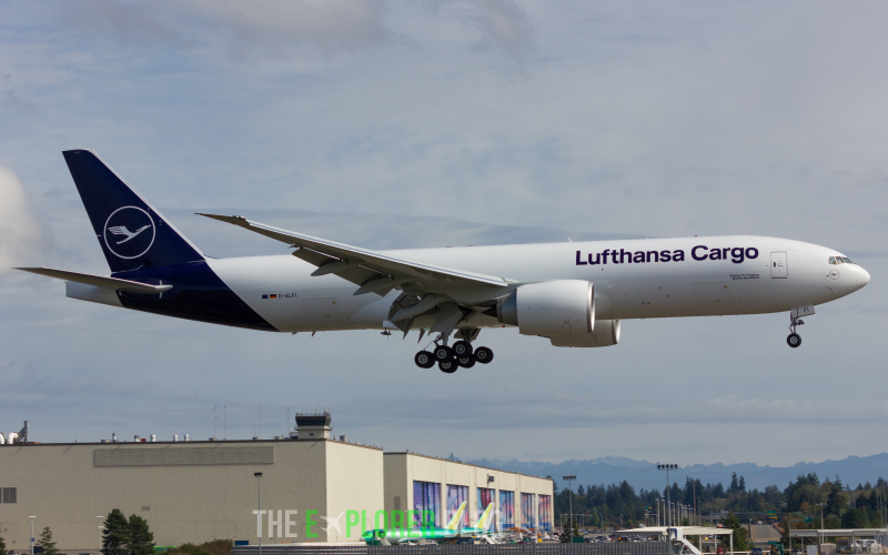 Photo of D-ALFI - Lufthansa Cargo Boeing 777-F at PAE on AeroXplorer Aviation Database