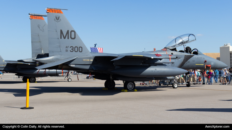 Photo of 91-0300 - USAF - United States Air Force McDonnell Douglas F-15E Strike Eagle at MCF on AeroXplorer Aviation Database