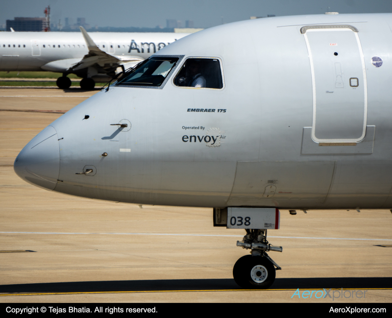 Photo of N238NN - American Eagle Embraer E175LR at DFW on AeroXplorer Aviation Database
