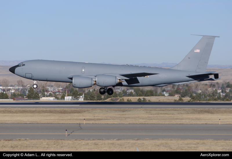 Photo of 62-3509 - USAF - United States Air Force Boeing KC-135 Stratotanker at BIL on AeroXplorer Aviation Database