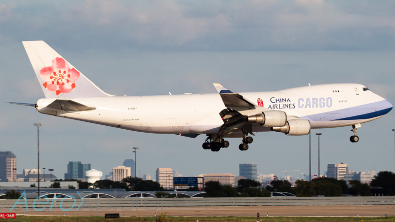 Photo of B-18707 - China Airlines Cargo Boeing 747-400F at DFW on AeroXplorer Aviation Database
