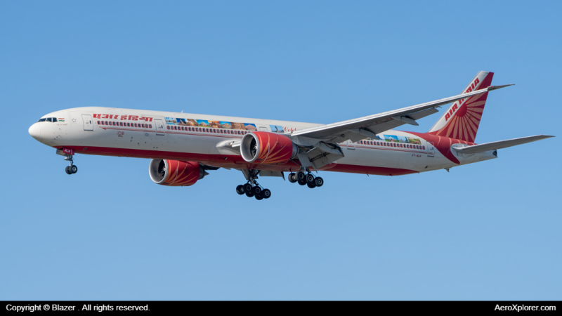 Photo of VT-ALN - Air India Boeing 777-300ER at YVR on AeroXplorer Aviation Database