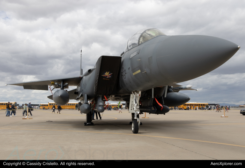 Photo of 87-0204 - USAF - United States Air Force McDonnell Douglas F-15E Strike Eagle at LUF on AeroXplorer Aviation Database