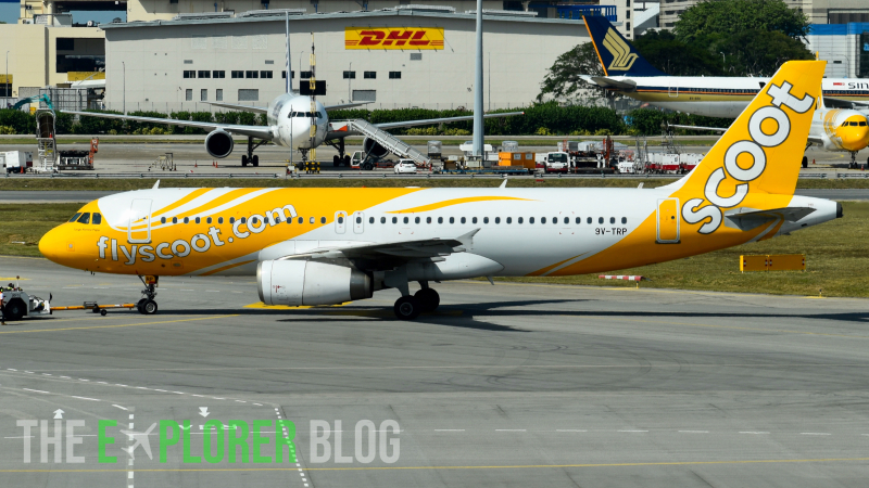 Photo of 9V-TRP - Scoot Airbus A320 at SIN on AeroXplorer Aviation Database