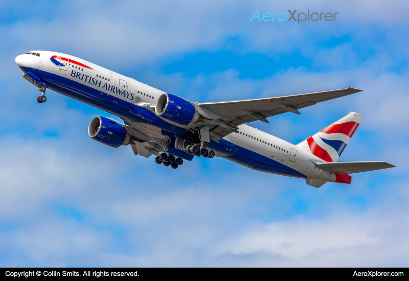 Photo of G-VIIC - British Airways Boeing 777-200ER at EIN on AeroXplorer Aviation Database