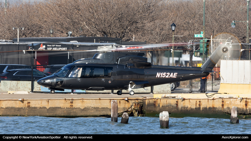 Photo of N152AE - PRIVATE  Sikorsky S-76C++ at JRA on AeroXplorer Aviation Database