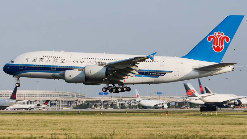 Photo of B-6139 - China Southern Airlines Airbus A380-800 at YYZ on AeroXplorer Aviation Database