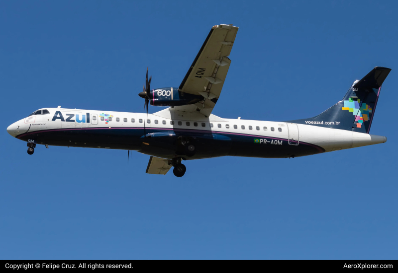 Photo of PR-AQM - Azul  ATR 72-600 at SSA on AeroXplorer Aviation Database