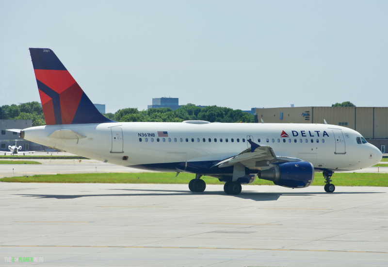 Photo of N361NB - Delta Airlines Airbus A319 at MSP on AeroXplorer Aviation Database