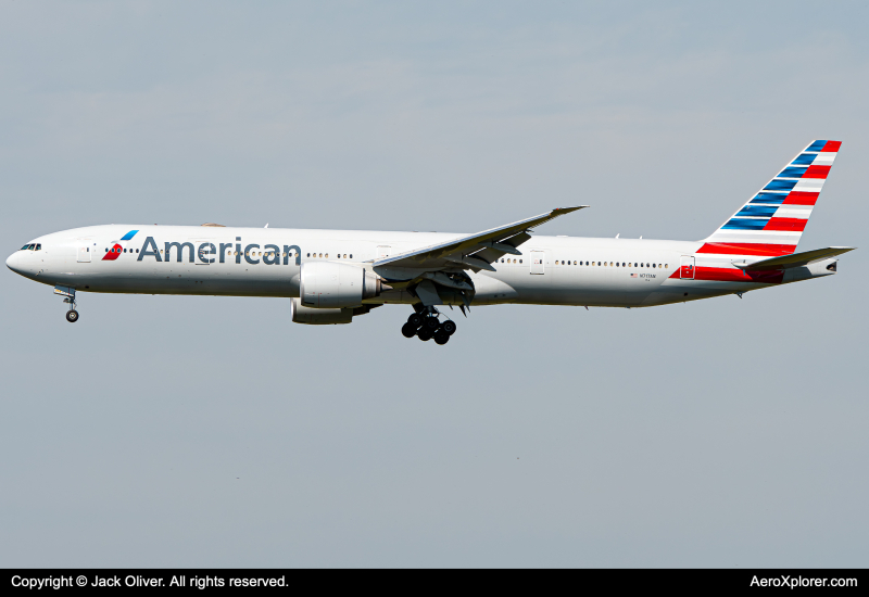 Photo of N717AN - American Airlines Boeing 777-300ER at JFK on AeroXplorer Aviation Database