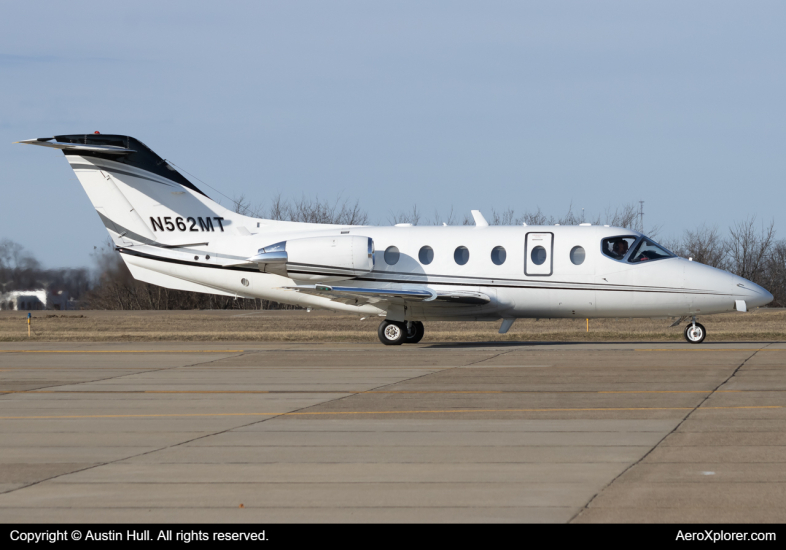 Photo of N562MT - Private  Beechcraft Hawker 400 at AGC on AeroXplorer Aviation Database