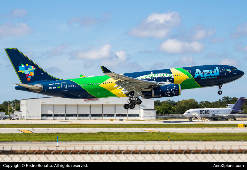 Photo of PR-AIV - Azul  Airbus A330-200 at FLL on AeroXplorer Aviation Database