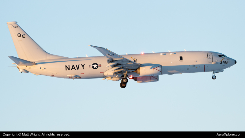 Photo of 169348 - USN - United States Navy Boeing P-8 Poseidon  at KEF on AeroXplorer Aviation Database