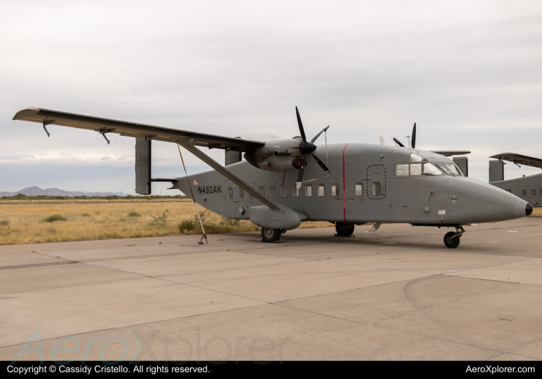 Photo of N492AK - Win Aviation Shorts C-23 Sherpa at P08 on AeroXplorer Aviation Database
