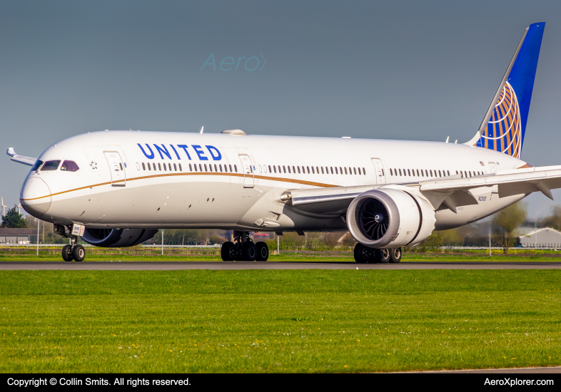 Photo of N12005 - United Airlines Boeing 787-10 at AMS on AeroXplorer Aviation Database