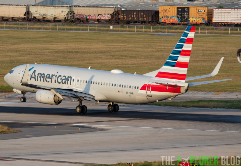 Photo of N878NN - American Airlines Boeing 737-800 at SAT on AeroXplorer Aviation Database