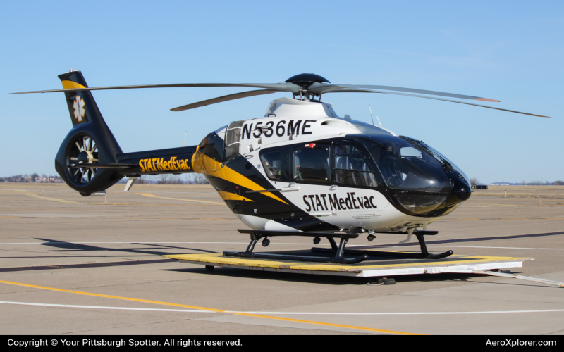 Photo of N536ME - STAT MedEvac Airbus H135 at AGC on AeroXplorer Aviation Database