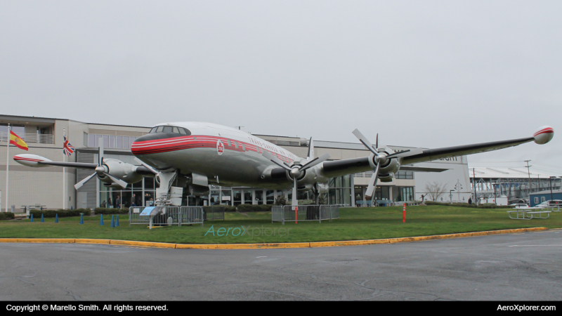 Photo of CF-TGE - Trans-Canadian Airlines L1049G at BFI on AeroXplorer Aviation Database