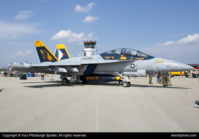 Photo of 166942 - USN - United States Navy Boeing EA-18G Growler at LBE on AeroXplorer Aviation Database