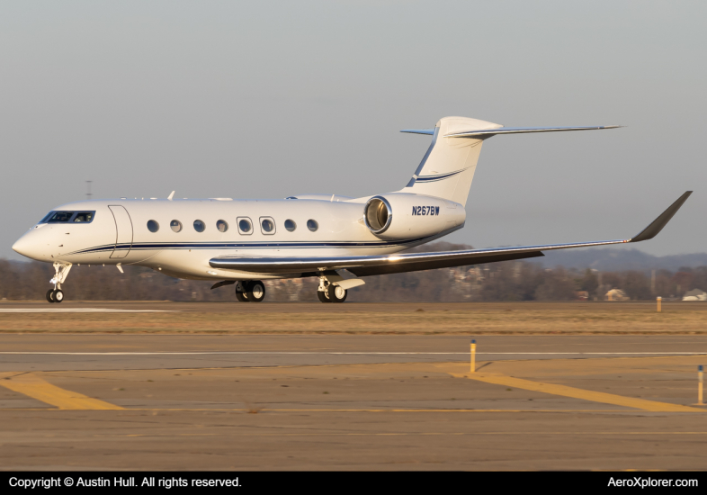 Photo of N267BW - PRIVATE Gulfstream G650 at AGC on AeroXplorer Aviation Database