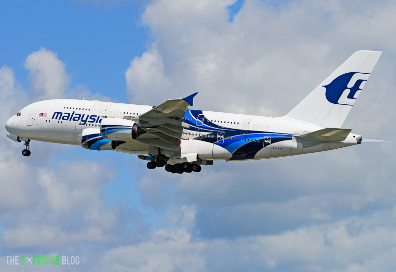 Photo of 9M-MNB - Malaysia Airlines Airbus A380-800 at LHR on AeroXplorer Aviation Database