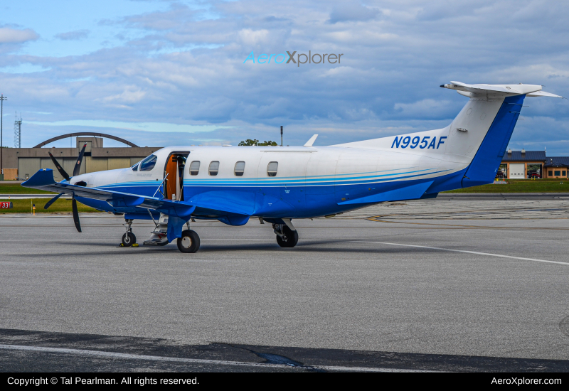 Photo of N995AF - Planesense Pilatus PC-12 at MTN on AeroXplorer Aviation Database