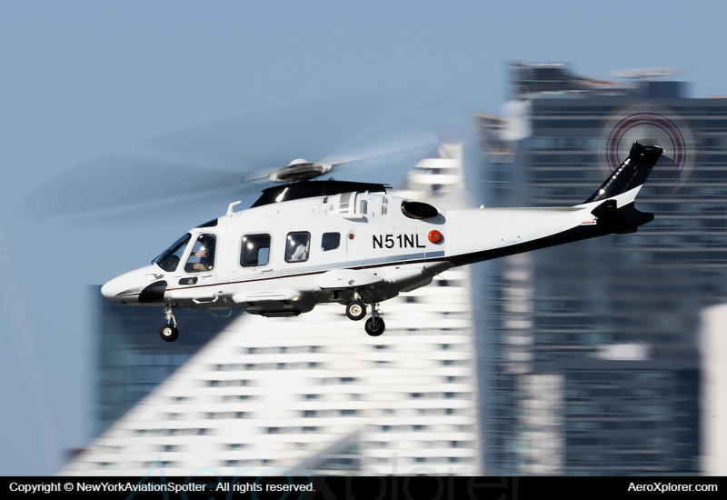 Photo of N51NL - PRIVATE Agusta Westland AW169 at JRA on AeroXplorer Aviation Database